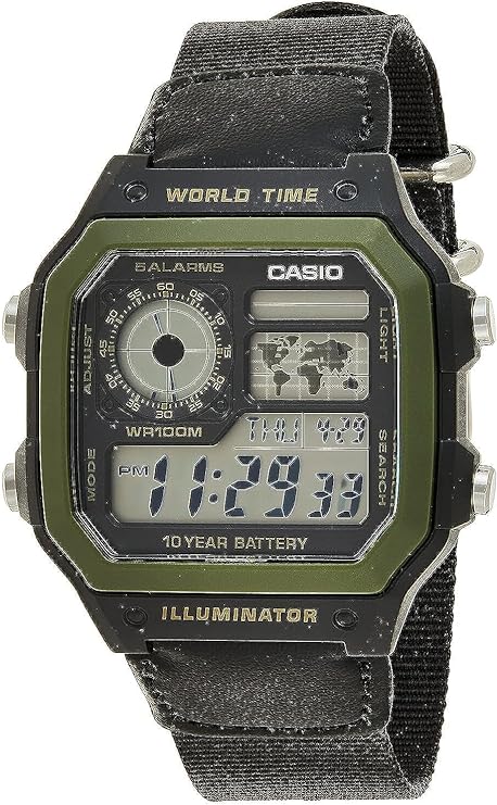 Review do Relógio Masculino Digital Casio AE1200WHB-1BVDF